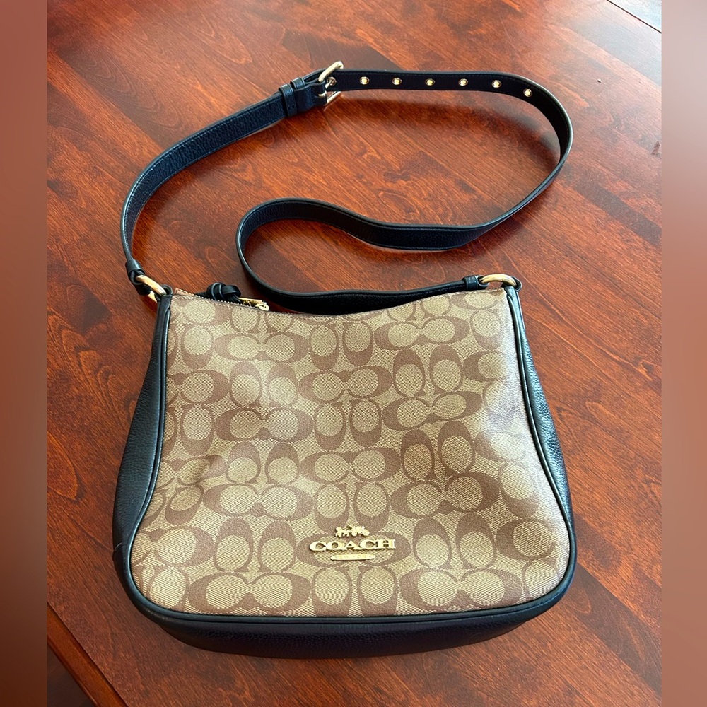 Coach Tan and Dark Brown Women's Bag